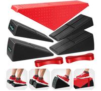 Cale de Squat - Bloc incliné pour Squats avec Une capacité de Charge de 236 kg - Planche inclinée pour étirement des Mollets - Étireur de Mollets incliné - Blocs de Yoga