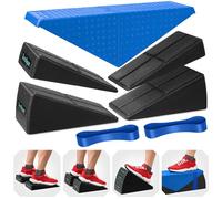 Cale de Squat - Bloc incliné pour Squats avec Une capacité de Charge de 236 kg - Planche inclinée pour étirement des Mollets - Étireur de Mollets incliné - Blocs de Yoga