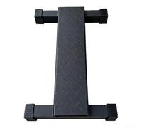 Cale de squat en acier robuste pour soulever les mollets - Planche d'étirement des pieds pour exercices de tibia en salle de sport à domicile 55 x 27 cm