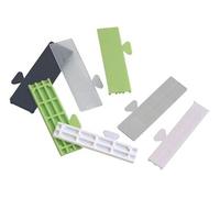 Cale vitrage 26x80mm épaisseur 4mm vert 1000 pièces - GOETTGENS - D26804B