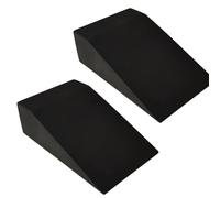 Cale de yoga, 1 paire de blocs cale squat 9x3x6 pouces bloc yoga d'entraînement soutien en EVA pour le fitness, les pompes, l'haltérophilie, l'étirement des pieds