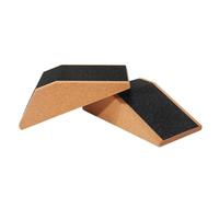 Cale de yoga - Bloc de squat | Bloc d'élévation des mollets | Rampe de squat | Talon compensé | Planche d'angle antidérapante | Planche d'inclinaison d'entraînement légère pour étirements de mollets