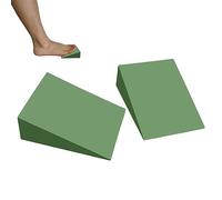 Cale de yoga en mousse | Bloc de cale de squat | Cales de yoga antidérapantes légères et portables | Accessoire d'entraînement à domicile pour l'entraînement, l'exercice, genouillère, soutien du dos