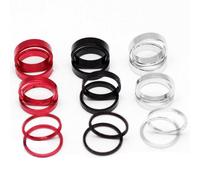 Cale D'entretoise De Vélo En Alliage Cnc,2,2 De Plateau De Vélo,1mm,2mm,3mm,5mm,5 Pièces - Type 5mm Black