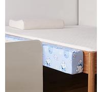 Cale d'espace pour matelas, Oreiller de remplissage d'espace lit rectangulaire, plusieurs tailles, housse amovible pliable multicolore(Ligjt Grey,99x20x20cm/38.6x7.8x7.8")