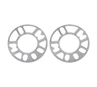 Cale d'espacement de roue 2 pièces 10 mm, entretoise de jante universelle pour véhicules à 4 ou 5 goujons, entretoise centrée sur moyeu en aluminium avec PCD 98 mm à 120 mm,