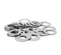 Cale d'espacement de roulement Lot de 100 joints ultra-fins 0,5 mm d'épaisseur, rondelles plates en acier inoxydable M3 M4 M5(M4x10)