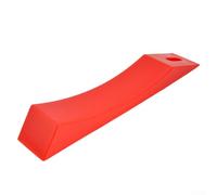 Cale d'haltère en silicone, 23 x 4,6 x 3,1 cm, support antidérapant pour soulevé de terre, outil de déchargement stable pour salle de sport, entraînement à domicile (rouge)