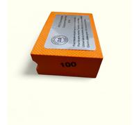 Cale Diamantée Grain 100 - Ponçage Carrelage, Marbre, Faïence - Ébavurage, Rectification & Finitions - Bloc Mousse Ergonomique - Outil Pro Carreleurs