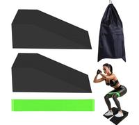 Cale en mousse de yoga - Rampe de soutien professionnelle pour squat, outil ergonomique d'étirement et de méditation, accessoires de yoga pour l'haltérophilie, le fitness à la maison