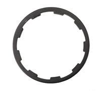 Cale Épaisseur Moyeu Rainuré 0.5mm Alliage Aluminium Cale Épaisseur | Alliage aluminium pour robuste, finition noire mate, épaisseur 0.5mm, compatible moyeu 8-9 vitesses joint