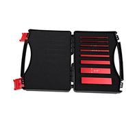 Cale étalon, Blocs de configuration compacts ensemble de jauge de hauteur barres de configuration du travail du bois for routeur et scie à Table 8 pièces blocs de jauge en aluminium précis