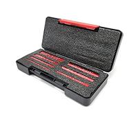 Cale étalon, Ensemble de jauge de hauteur de blocs de configuration, 7 pièces de barres de configuration en aluminium de précision for accessoires de routeur et de scie à Table(Zwart)