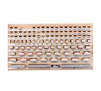 Cale étalon métrique, 103pcs / Set 1 Grade 0 Gauge d'inspection de grade Test Caliper BLOCS INSTRUMENTS DE MESURE(0 grade)