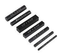 Cale étalon métrique, Ensemble de jauge de hauteur de blocs de configuration, 7 pièces de barres de configuration en aluminium de précision for accessoires de routeur et de scie à Table