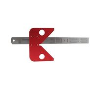 Cale étalon métrique, Outil de mesure de Centre de travail du bois avec règle de marque