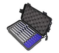 Cale étalon métrique, Paquet de 7 barres de configuration de Table de scie de routeur de précision en alliage d'aluminium bloc de jauge de mesure de profondeur bricolage outils à main d'étape