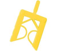 Cale Fourchette, 33mm x 40mm x 5mm, Jaune, Lot de 1000