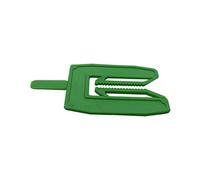 Cale fourchette plastique 30x40mm, ép. 1mm, lot de 100pcs, ref CVE7011