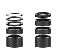 Cale Hauteur Guidon 5mm Ajustable Cale Hauteur Guidon 5mm Ajustable | pour fibre 3K légère, résistance maximale, finition mate élégante, compatible 28,6mm, pour vtt route(N-81mm high)