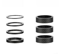 Cale Hauteur Guidon 5mm Ajustable Cale Hauteur Guidon 5mm Ajustable | pour fibre 3K légère, résistance maximale, finition mate élégante, compatible 28,6mm, pour vtt route(L-41mm high)