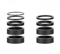 Cale Hauteur Guidon 5mm Ajustable Cale Hauteur Guidon 5mm Ajustable | pour fibre 3K légère, résistance maximale, finition mate élégante, compatible 28,6mm, pour vtt route(M-56mm)