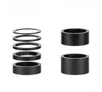 Cale Hauteur Guidon 5mm Ajustable Cale Hauteur Guidon 5mm Ajustable | pour fibre 3K légère, résistance maximale, finition mate élégante, compatible 28,6mm, pour vtt route(K-56mm high)