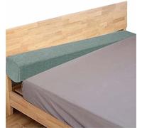 Cale-lit en Lin 150 x 15 x 15 cm / 53 x 6 x 6 Pouces, pour combler l'espace Entre la tête de lit et Le Mur, Housse Amovible et Lavable, pour Lits Simples, Doubles et King Size.