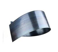 Cale métallique industrielle Bande d'acier à ressort 65MN, plaque au manganèse trempé, épaisseur de courroie polie: 0,2mm,4mm, 1 pièce(0.2x135x1000mm)