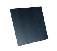 Cale métallique industrielle Plaque d'acier au manganèse trempée, plaque à ressort for le traitement des matériaux de bricolage, tôle 65MN, 1 pièce(1x100x100mm)