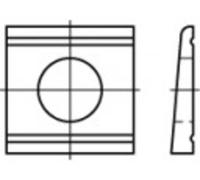 Cale oblique 11 mm acier inoxydable A2 50 pc(s) TOOLCRAFT 1060729
