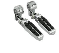 Cale Pied 1" 1,25" Moteur Autoroute Crash Bar Garde Repose-pieds Pince Support Caoutchouc Pour Chopper Bobber Café Racer