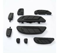 Cale Pied Moto Noir Plancher Pied Planche Repose-pieds Manette De Vitesse Pédale Frein Pour Touring Road King Electra Glide Street