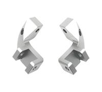 Cale Pied Moto Pour BMW R1250GS R1200GS LC ADV S1000XR R 1200 1250 GS Repose-pieds Arrière CNC Pour Passager Moto D'aventure Repose-pieds Moto(Silver)