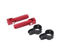 Cale Pied Moto Pour Kawasaki Pour Versys 650 1000 1 Paire De Pédales Universelles Repose-pieds Pliés Motos Cyclomoteurs Scooters Vélo Repose-Pieds(Red)