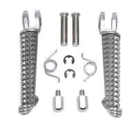 Cale Pied Moto Pour Y&amaha YZF R6 2006 2007 2008 2009 2010 2011 2012 2013 2014 2015 2016 Jeu De Supports De Repose-pieds Avant De Moto Ou Repose-pieds Repose-pieds pour moto (Color : Argent)