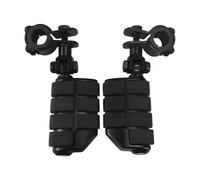 Cale Pied Moto Repose-Pieds de Moto 1" 1-1/4" avec Pince de Fixation pour pédales de Route Street Glide pour Road King Electra pour Davidson pour Dyna