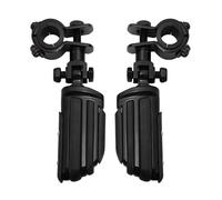 Cale Pied Moto Repose-Pieds de Moto 1" 1-1/4" avec Pince de Fixation pour pédales de Route Street Glide pour Road King Electra pour Davidson pour Dyna