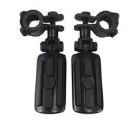 Cale Pied Moto Repose-Pieds de Moto 1" 1-1/4" avec Pince de Fixation pour pédales de Route Street Glide pour Road King Electra pour Davidson pour Dyna