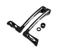 cale Pied Moto Repose-Pieds Pédales Kit Pédales Bras Frein avec Levier Changement Talon Et d'orteil Moto, Chevilles Manette Vitesse pour pour Touring FLT FLHX FLHT FLHR FLTR 2008 - 2018