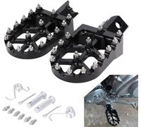 Cale Pied Moto,Repose Ried Motos Aluminium CNC pour SSR RFZ Pit Bike-Noir