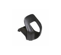 Cale pied vtt court resine noir s-m sans courroie (paire)