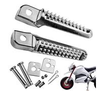 Cale-pieds Moto d'aluminium antirouille antidérapant universel