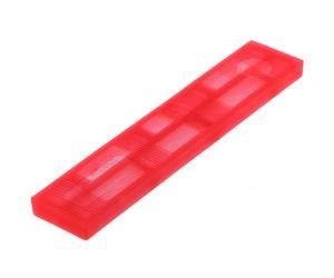 Cale plate vitrage - 100 x 20 x 6 mm