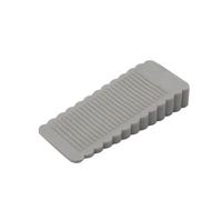 Cale Porte 1 butée de porte en silicone, bloc calage, arrière for maison et bureau, anti-collision(GRAY)