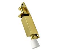 Cale-porte à pédale 130 mm laiton poli IBFM 251