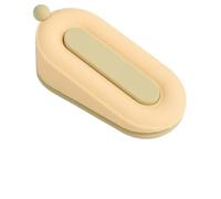 Cale Porte Butée de porte amovible en silicone en forme de beignet, cale for tapis, tapis anti-collision et résistant au vent, for tous les sols(Beige (1 PC))