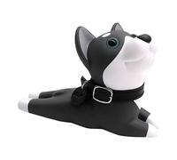 Cale Porte Chien, 14X6X9CM Cale Porte en Silicone Adorable Chien, Cales Portes Robuste et Nouveauté Motif Chiot, Cales Portes Antidérapant Motif Chiot Dessin Animé, pour Tou Types de Sols