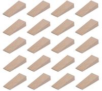 Cale-porte - CYCLINGCOLORS - Lot de 20 - Bois véritable - 55mm x 20mm x 6mm - Durable et ajustable
