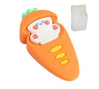 Cale-porte décoratif - Butée de porte en forme de lapin de dessin animé - Butée de porte anti-collision - Butée de porte mignonne pour la maison - Butée silencieuse sans perforation avec boîte de